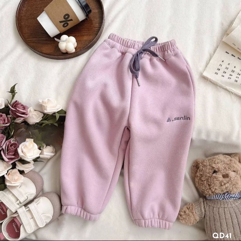 Quần nỉ cho bé gái, quần nỉ trẻ em Thanh Hằng Baby 11kg - 31kg