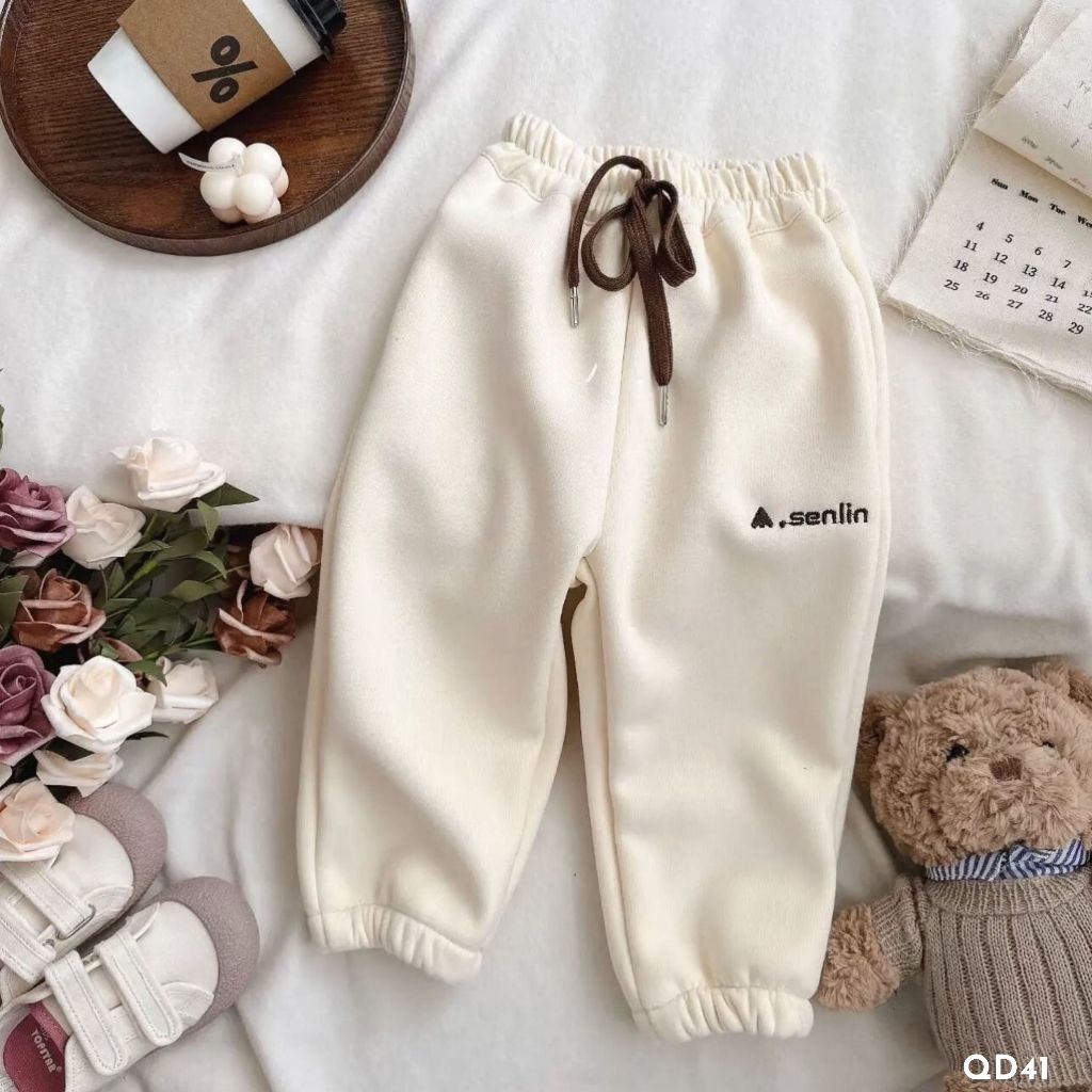 Quần nỉ cho bé gái, quần nỉ trẻ em Thanh Hằng Baby 11kg - 31kg