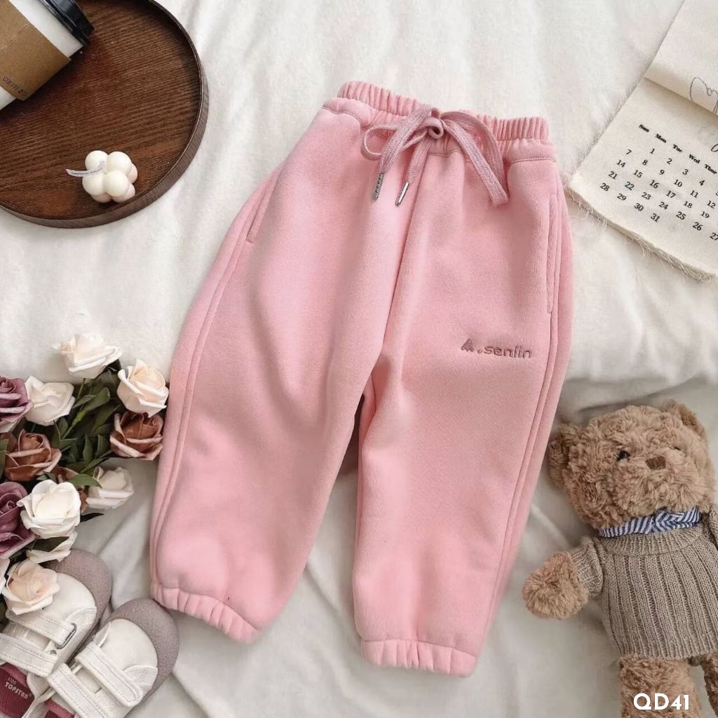 Quần nỉ cho bé gái, quần nỉ trẻ em Thanh Hằng Baby 11kg - 31kg