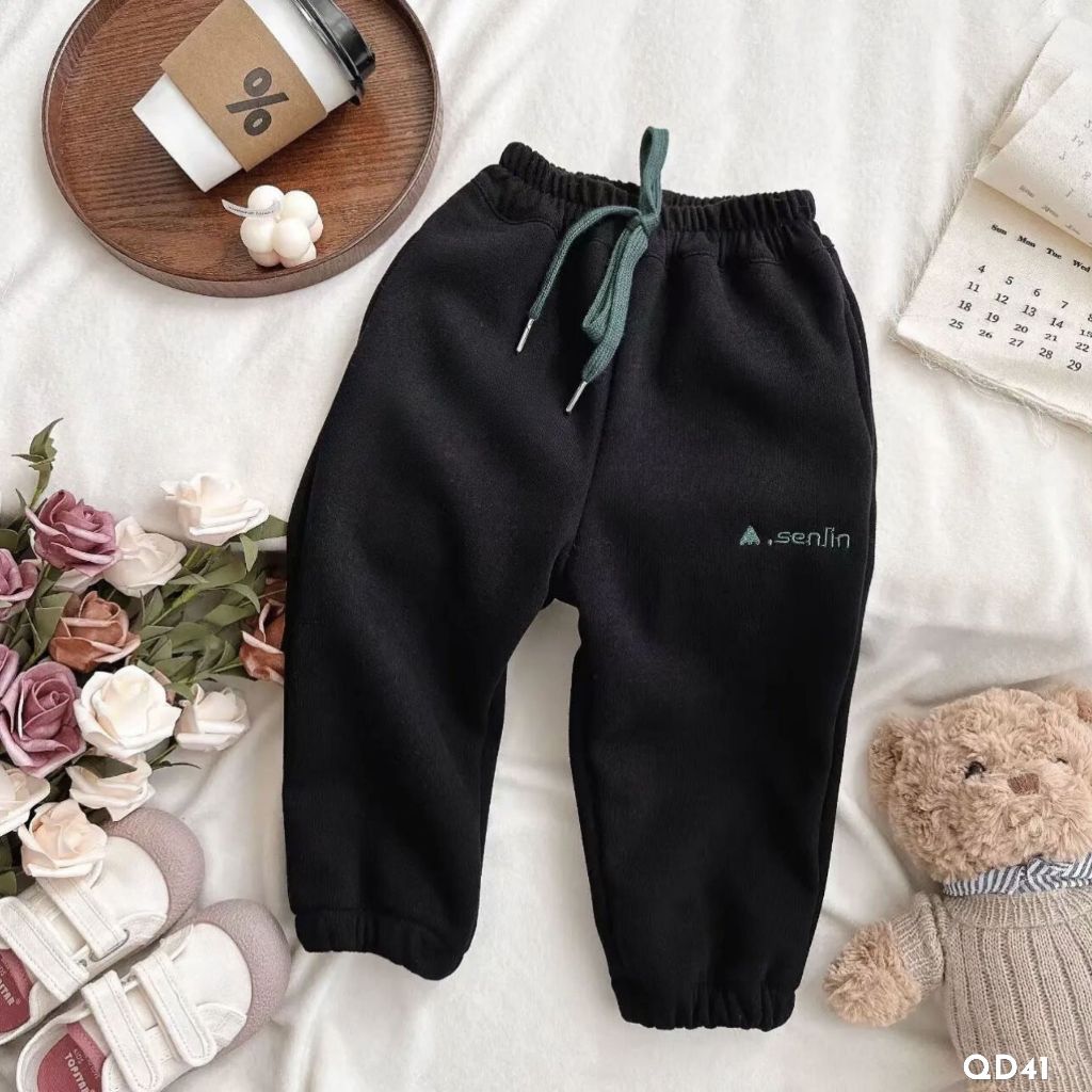 Quần nỉ cho bé gái, quần nỉ trẻ em Thanh Hằng Baby 11kg - 31kg