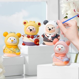 Tượng thạch cao gấu mini kuromi Sticke side nhỏ dễ thương Cho Bé Tô tượng, Đồ Chơi Trẻ Em Siêu Rẻ