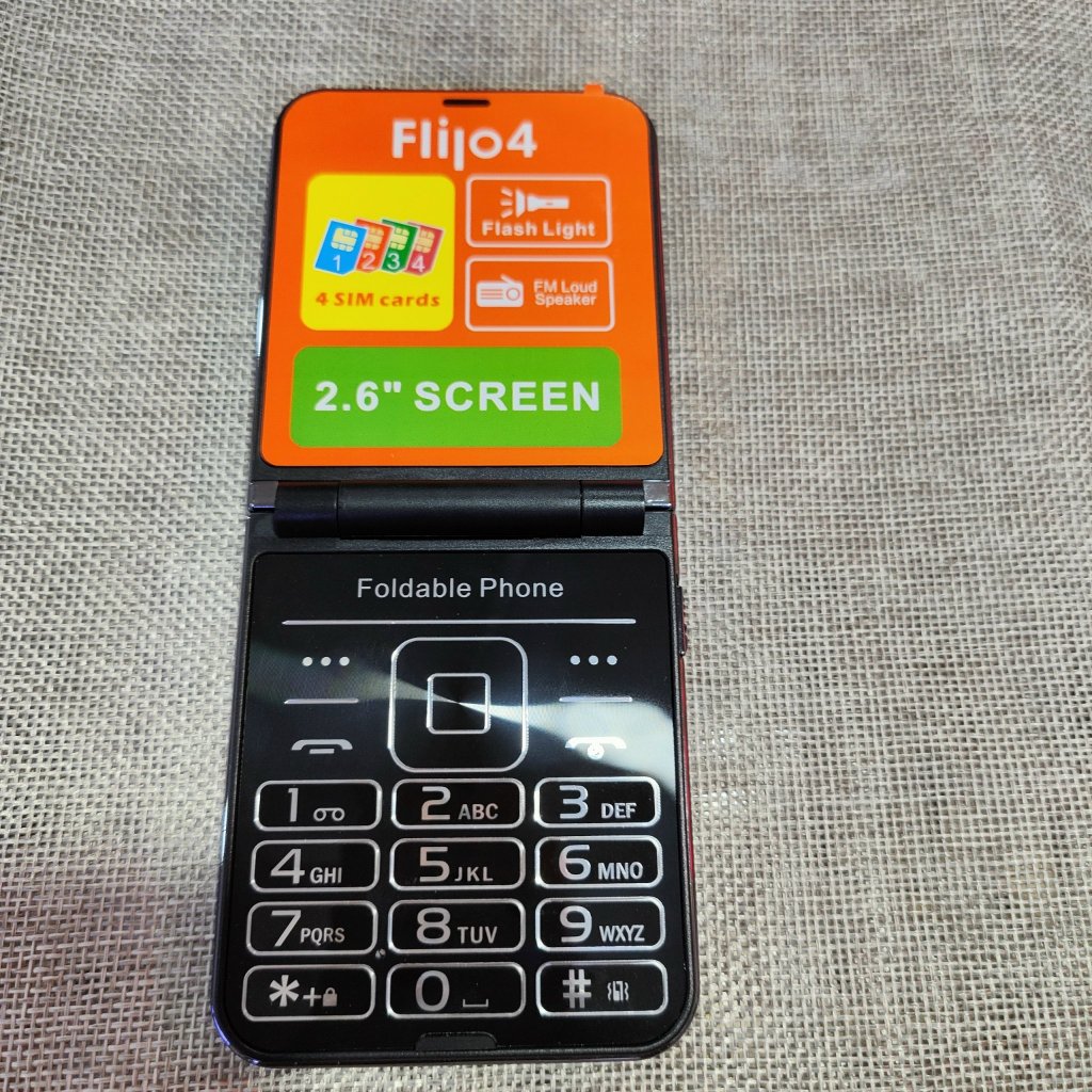 Điện thoại nắp gập Flipo4 bàn phím