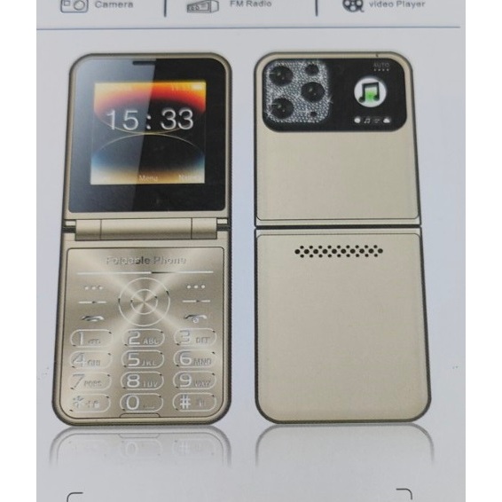 Điện thoại nắp gập Flipo F6 bàn phím