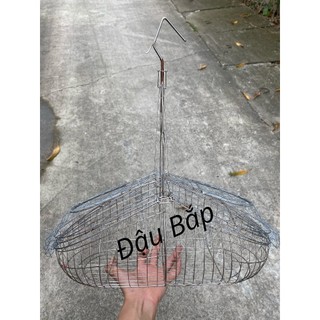 Lồng bẫy chim chào mào, chim khuyên chất liệu inox cao cấp siêu nhạy, lụp bẫy chim inox giá rẻ
