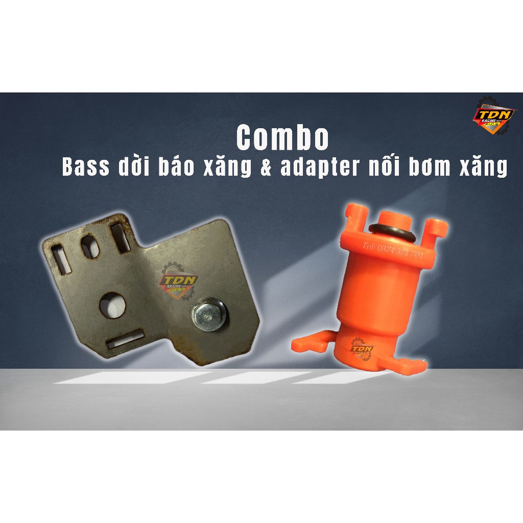 Combo nối bơm xăng + bass dời báo xăng cho Bình Xăng Lớn dòng winner v1/v2/v3- Exciter