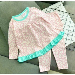 Đồ Bộ Bé Gái 9-22 Kg Borip Set Quần Dài Áo Tay Dài Trẻ Em Mặc Nhà Làm Đồ Ngủ In Hoạt Hình Hot Trend Homie Kids