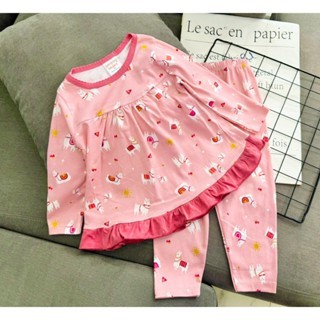 Đồ Bộ Bé Gái 9-22 Kg Borip Set Quần Dài Áo Tay Dài Trẻ Em Mặc Nhà Làm Đồ Ngủ In Hoạt Hình Hot Trend Homie Kids