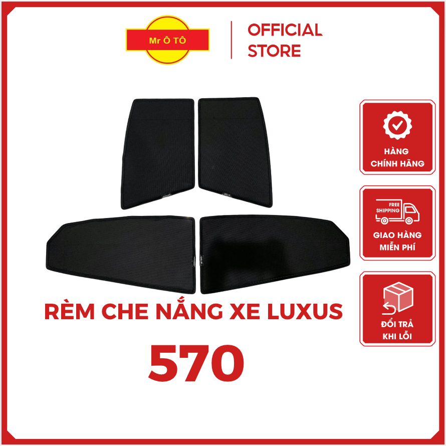 Rèm Che Nắng Xe Loại 1 Lexus LX570 Mr.OTO. Bảo Hành 24 tháng. Cam Kết Chuẩn Khít Theo Xe