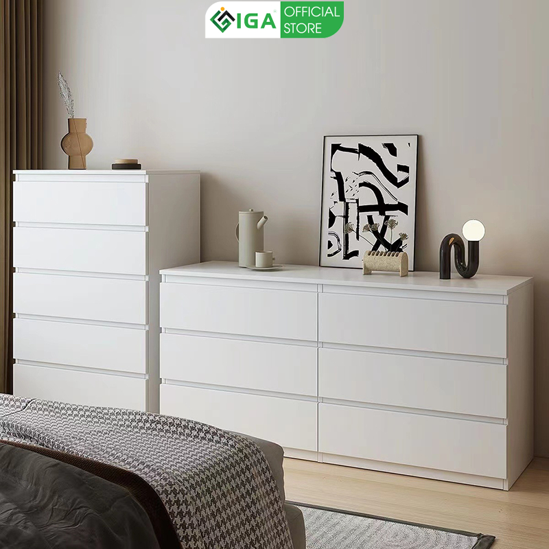 Tủ đa năng thiết kế thông minh đẹp mắt lưu trữ đồ đạc gọn gàng thương hiệu IGA - Gp284