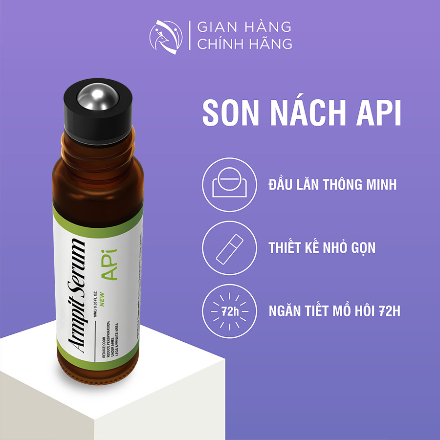 Son nách APi, Serum khử mùi hôi nách, lăn nách api, lăn khử mùi giảm thâm nách, ngăn tiết mồ hôi trong vòng 72h