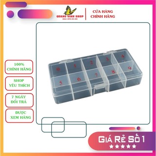 Hộp khay đựng móng giả 10 ô 11 ô