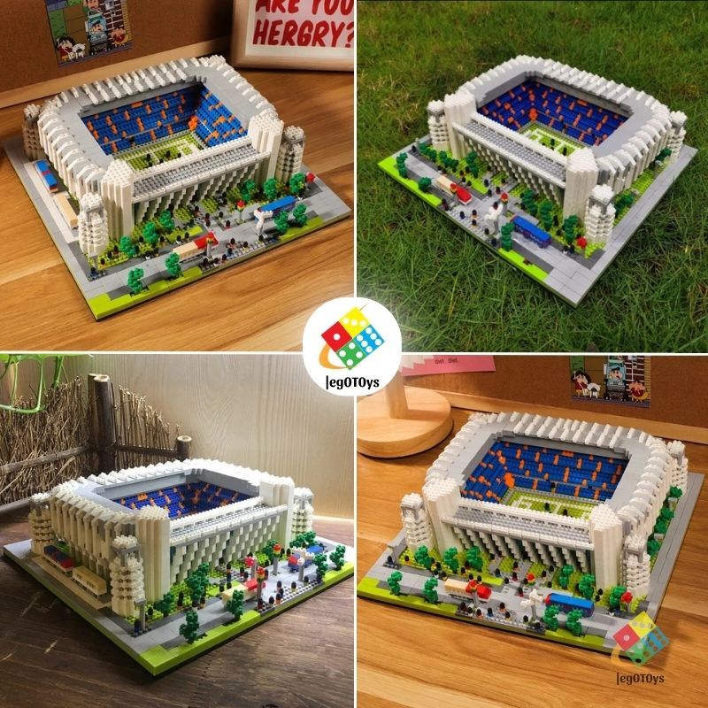 Mô hình lắp ráp Sân Vận Động Spotify Camp Nou - Bộ Sưu Tập Bóng Đá - Mô Hình 3D Sân Vận Động FC Barcelona -Tặng dây LED