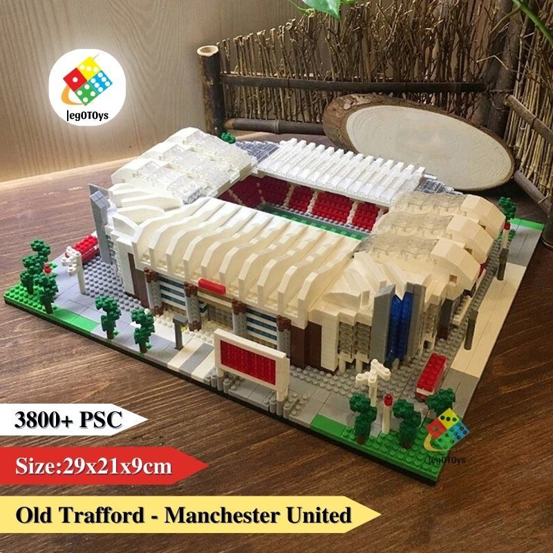 Mô hình lắp ráp Sân Vận Động Old Trafford - Bộ Sưu Tập Bóng Đá - Mô Hình 3D Sân Vận Động Manchester United - Tặng dâyLed
