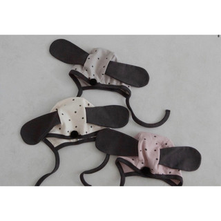 Peekaboo bonnet Deang mũ tai thỏ chấm bi