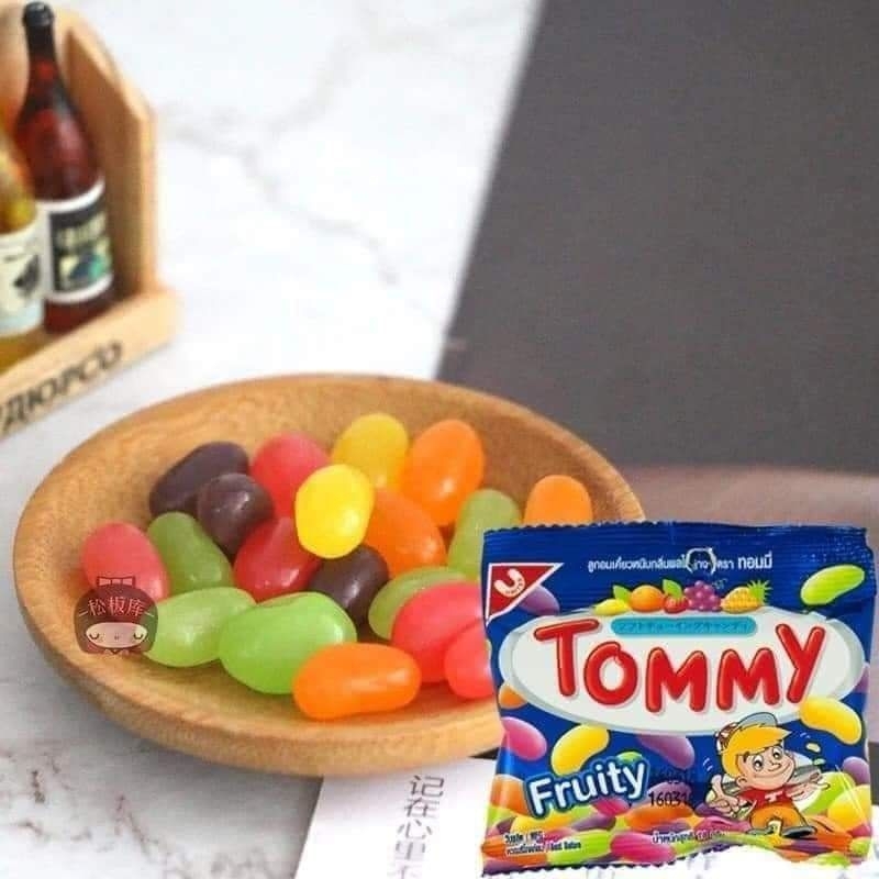 Dây 12 gói kẹo dẻo trái cây tommy thái lan