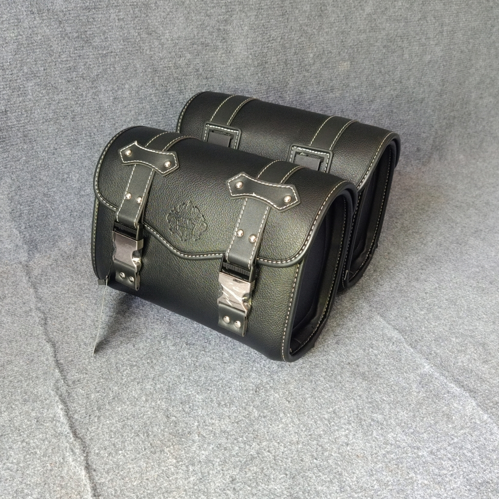 Cặp Túi Da Treo Hông Xe Motor Cao Cấp