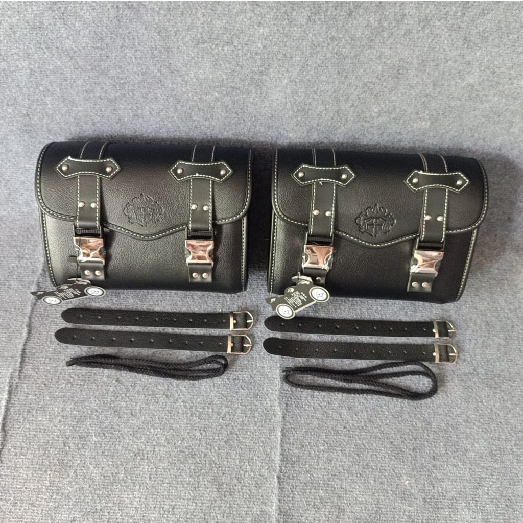Cặp Túi Da Treo Hông Xe Motor Cao Cấp