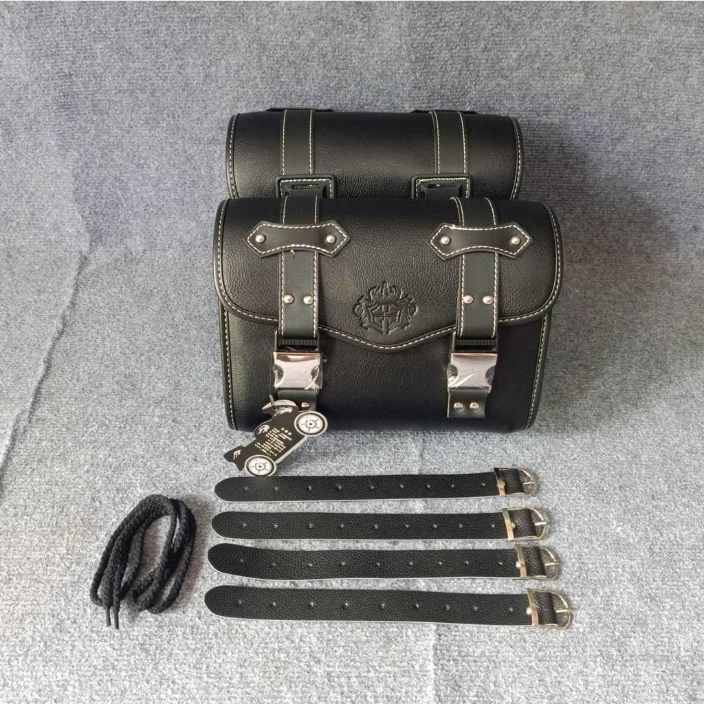 Cặp Túi Da Treo Hông Xe Motor Cao Cấp