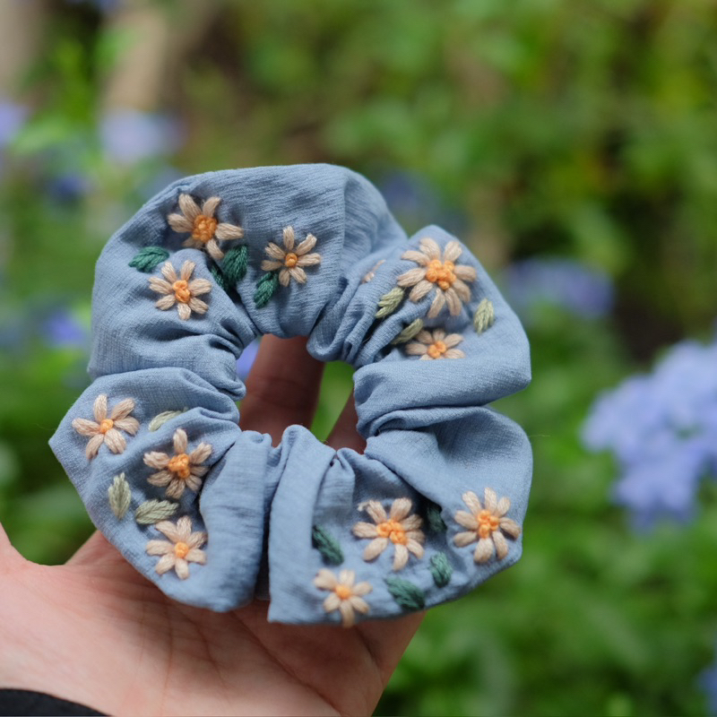 Scrunchies thêu