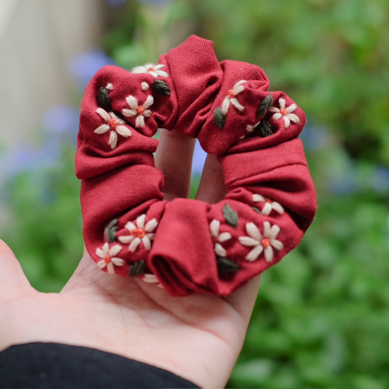 Scrunchies thêu