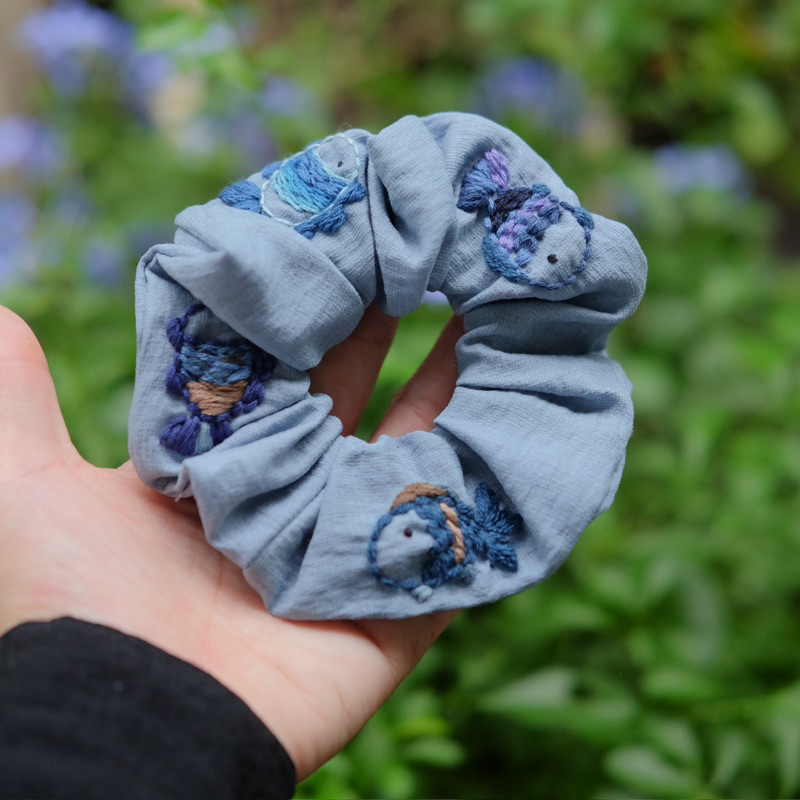 Scrunchies thêu