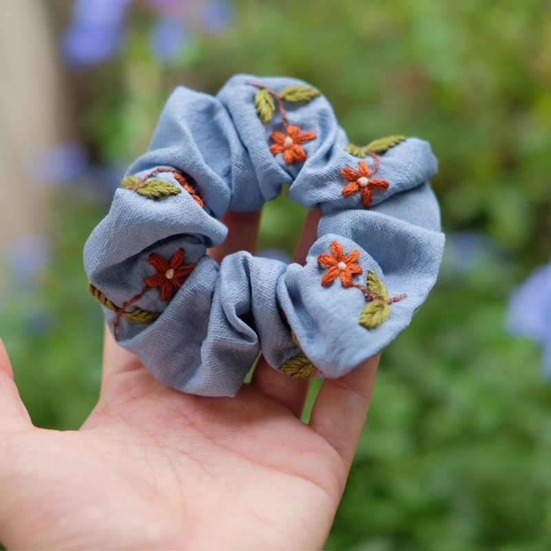 Scrunchies thêu