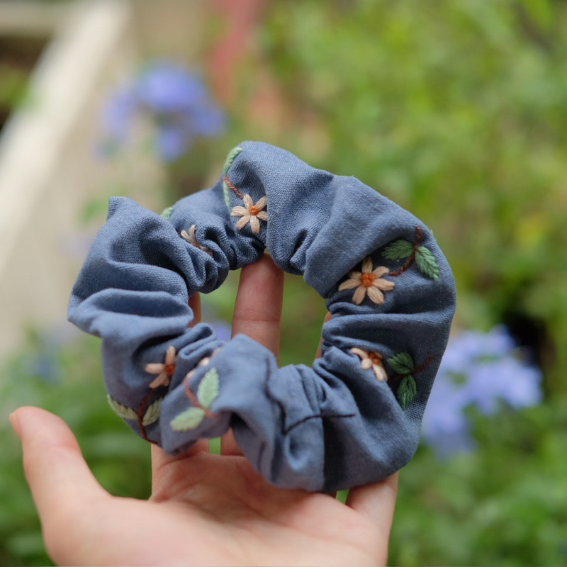 Scrunchies thêu