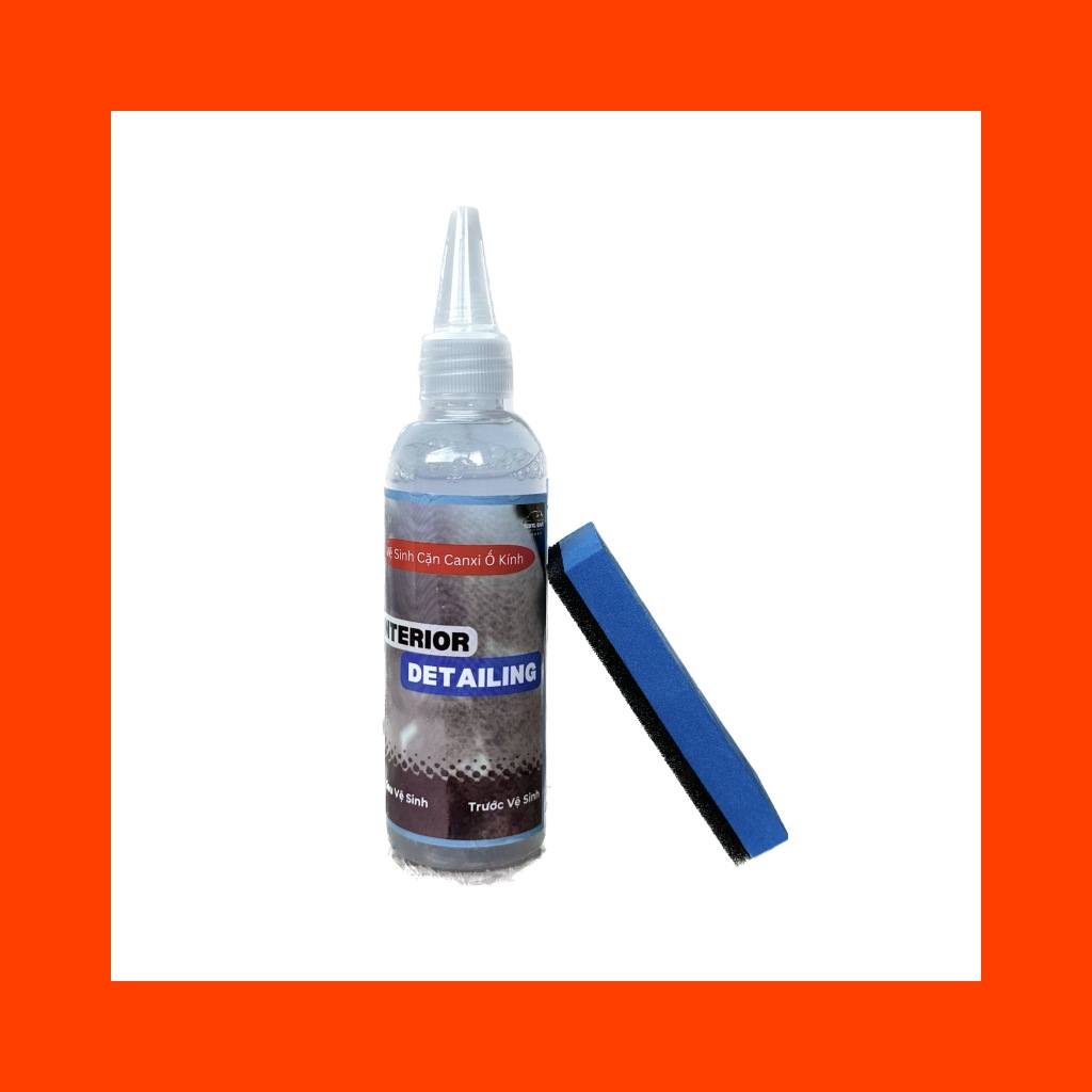 Dung dịch vệ sinh cặn canxi trên kính ô tô ( VỆ SINH ố kính lâu năm ) 100ml SD03 AN TOÀN CHO DA TAY KHÔNG GÂY CHÁY KÍN