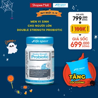 Men vi sinh Life Space Double Strength bổ sung gấp đôi lợi khuẩn