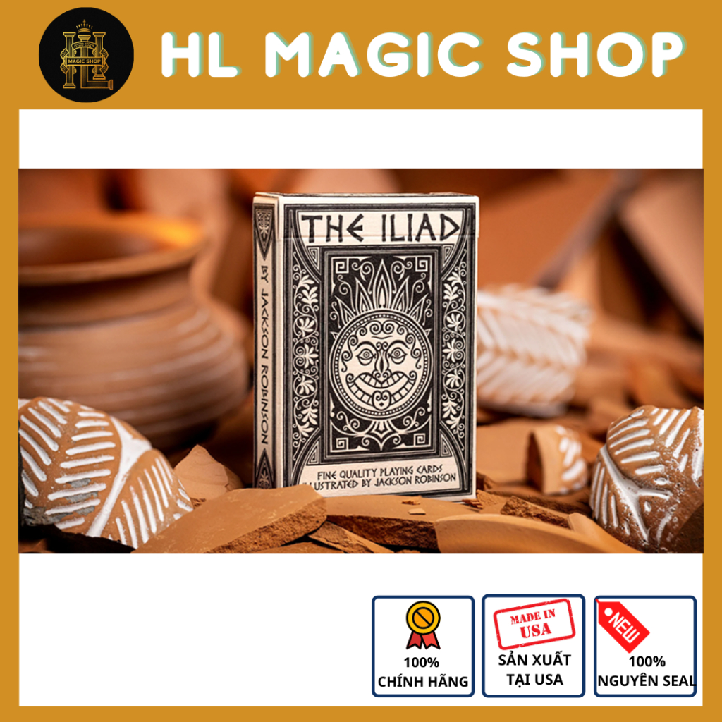 Bộ bài tây, bài ảo thuật Iliad Playing Cards by Kings Wild Project - Bài Mỹ - Bài Chính Hãng