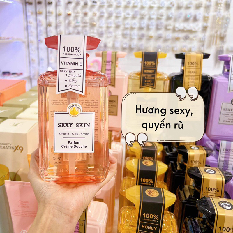 SỮA TẮM NƯỚC HOA SEXY SKIN 600ML PHÁP