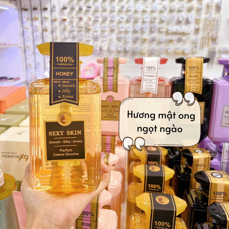 SỮA TẮM NƯỚC HOA SEXY SKIN 600ML PHÁP
