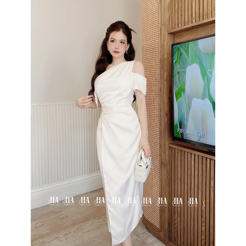 Váy body trễ vai