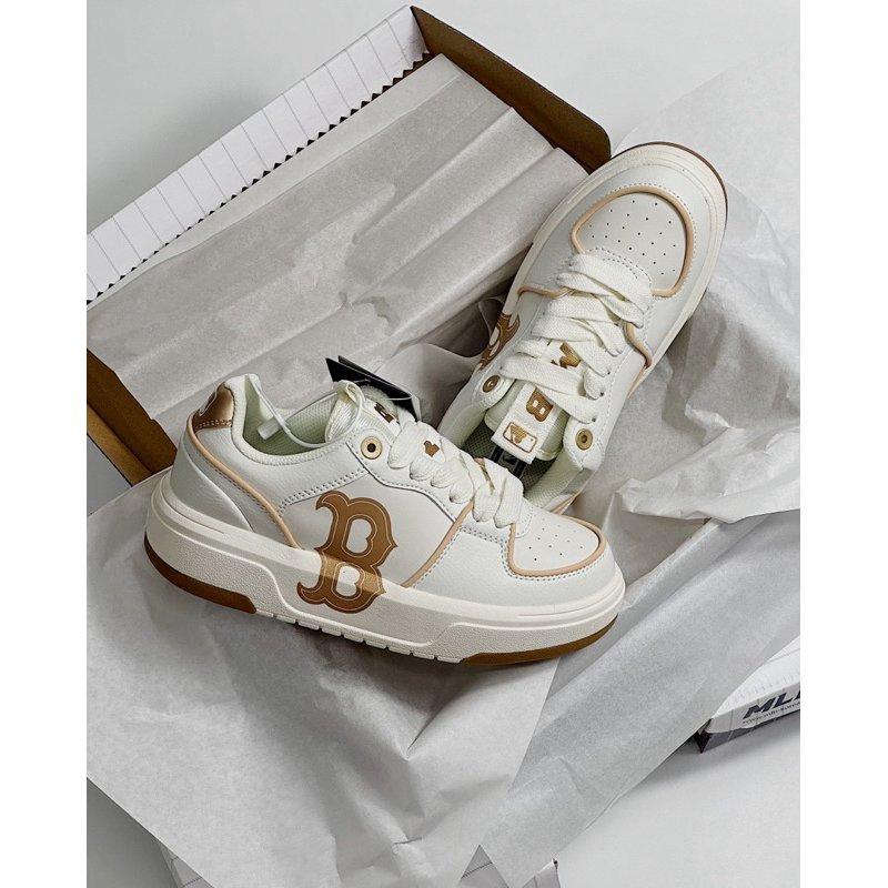 Giày thể thao MLB Liner Chữ B Nâu nhạt mới