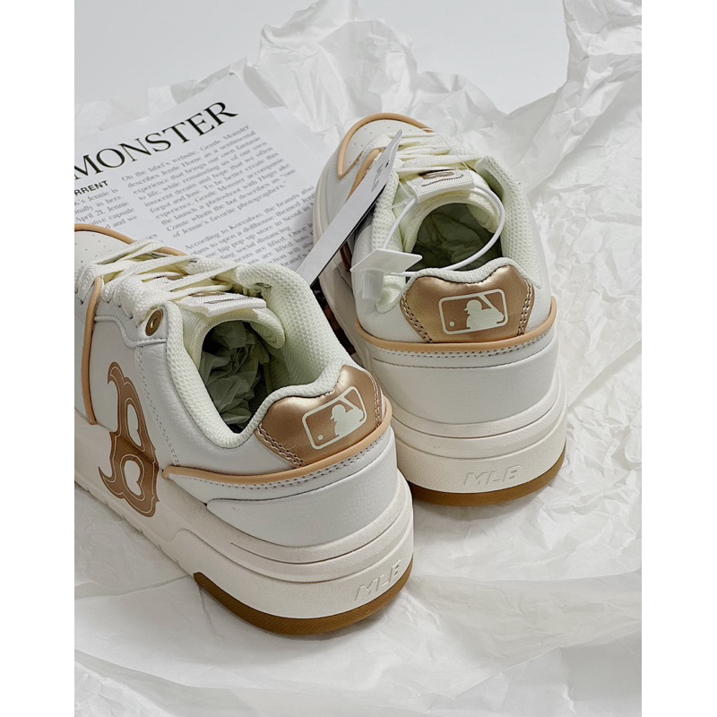 Giày thể thao MLB Liner Chữ B Nâu nhạt mới