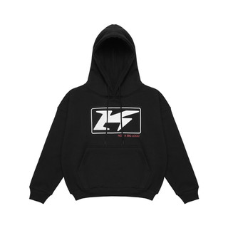 Áo hoodie form boxy màu đen | nago hoodie