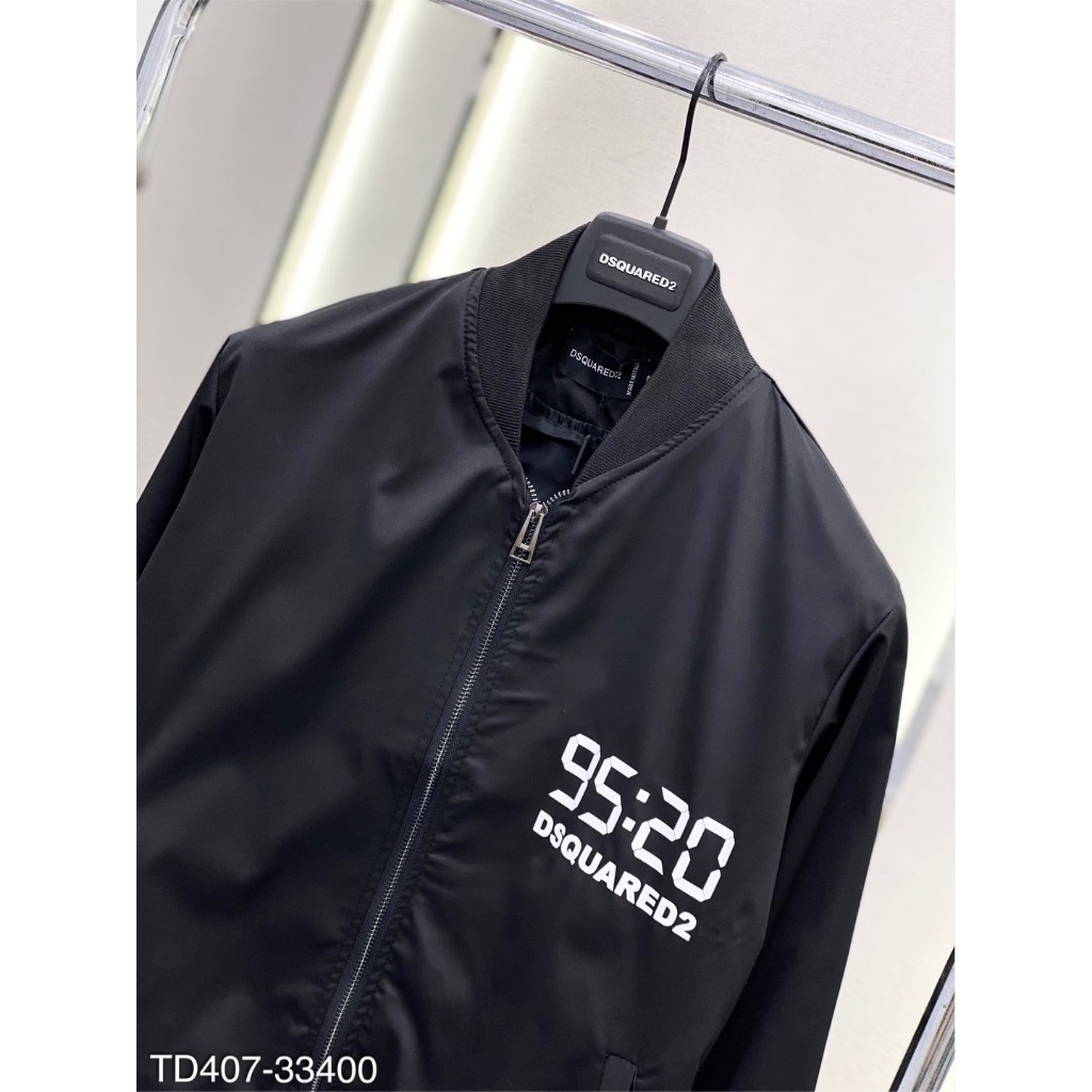 Áo khoác gió DSQ 95:20 form dáng siêu đẹp-Áo khoác bomber nam form dáng basic