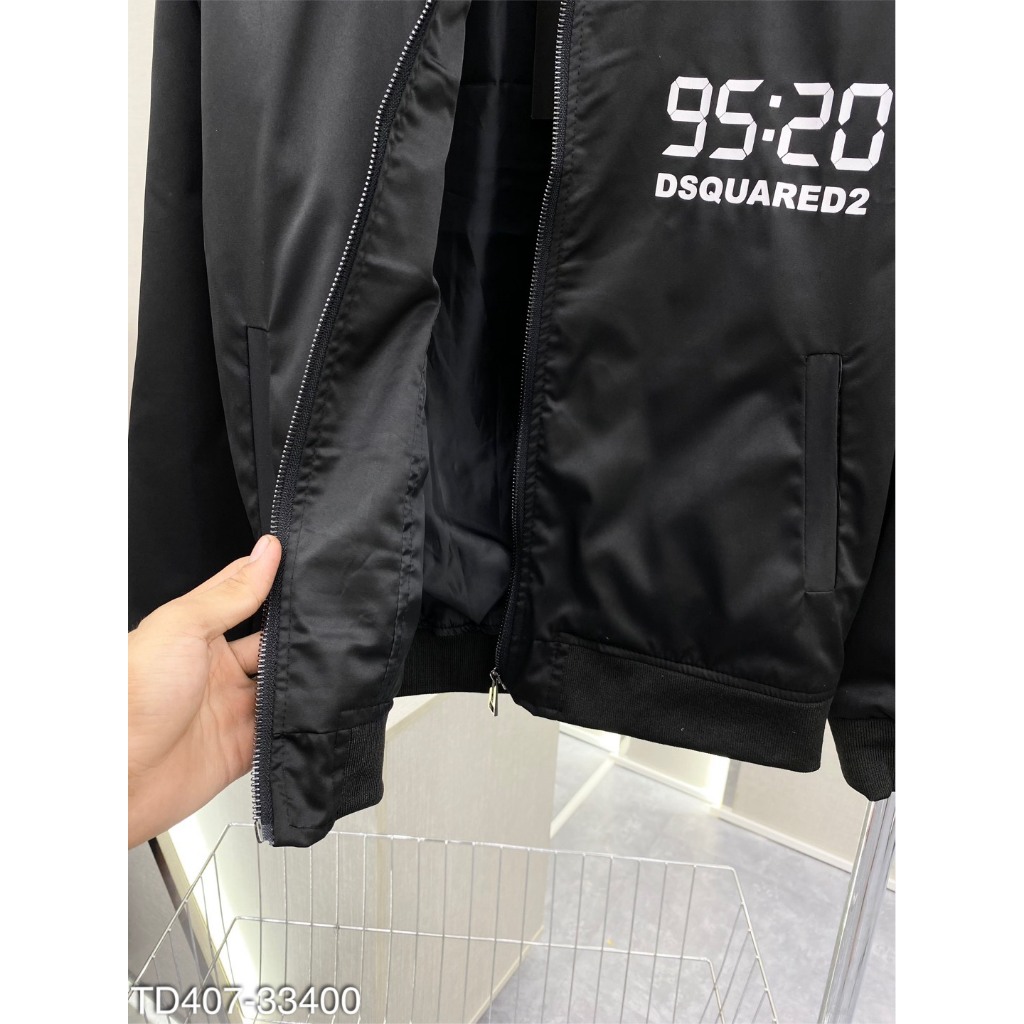 Áo khoác gió DSQ 95:20 form dáng siêu đẹp-Áo khoác bomber nam form dáng basic