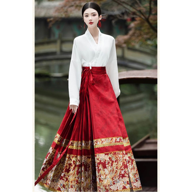 Chân váy mã diện hán phục