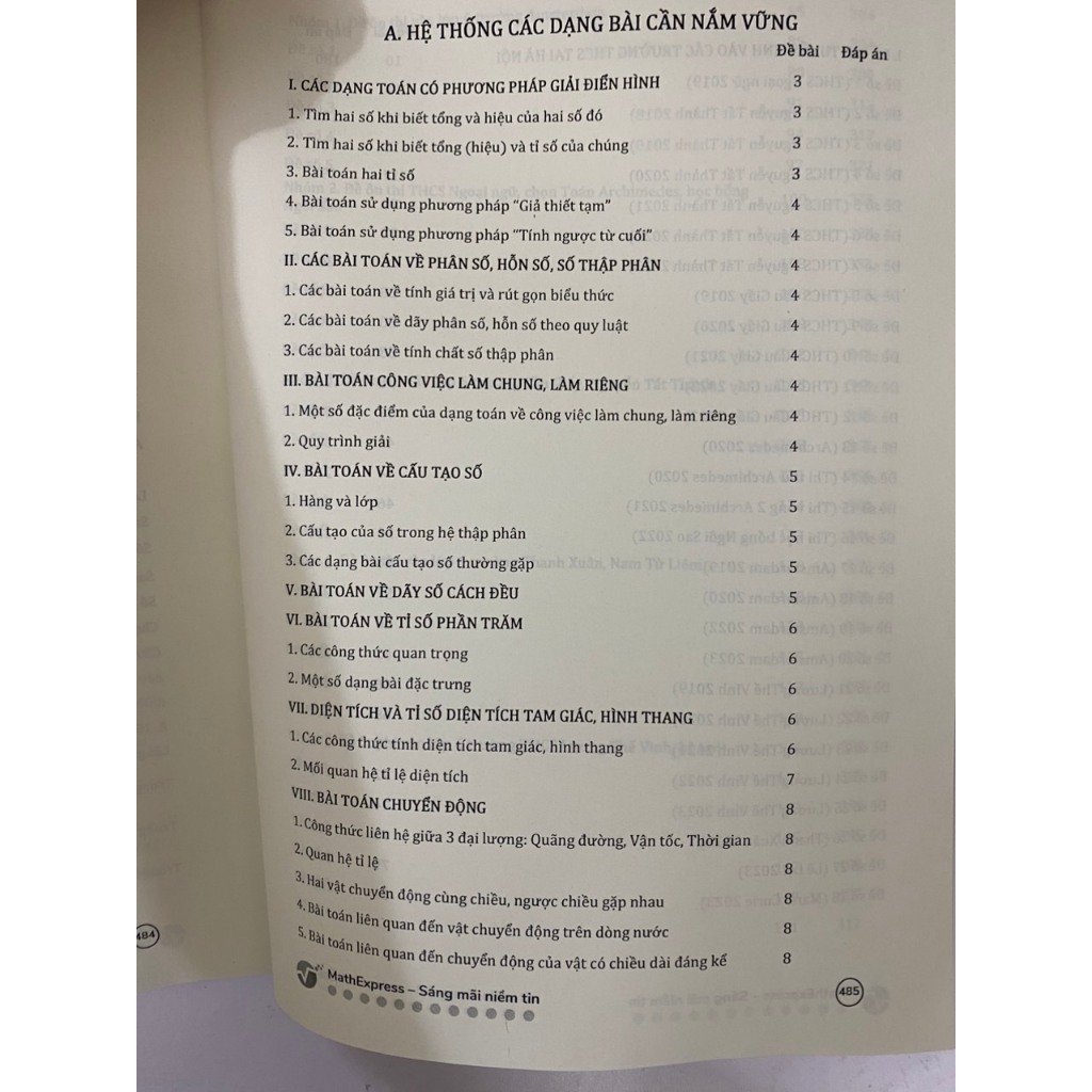 Sách - 55 Đề Toán ôn thi vào lớp 6 các trường chất lượng cao