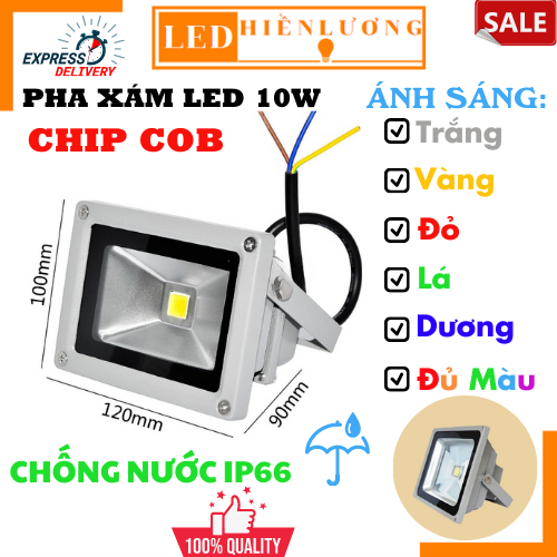 Đèn Pha Led Siêu Sáng 10W 20W 30W 50W  Chuyên Dùng Trang Trí Tiểu Cảnh