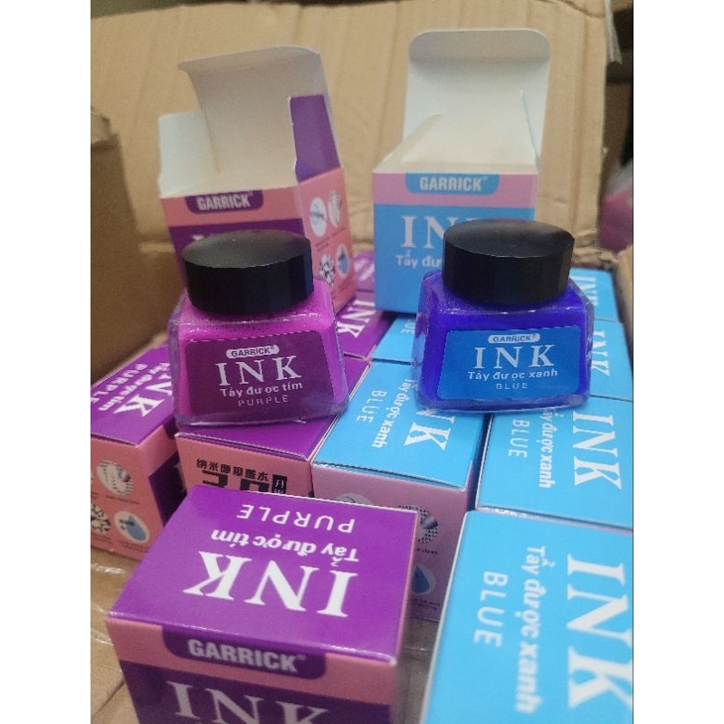Mực bơm bút máy tẩy được, mực tẩy xóa được 30ml