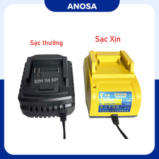 Sạc pin 21V dùng cho máy khoan, máy siết bulong, máy bắn vít chân pin phổ thông 4cm