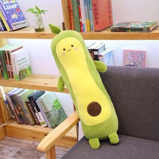 Gấu bông quả bơ 45cm,gối ôm hình trái bơ cho bé cute