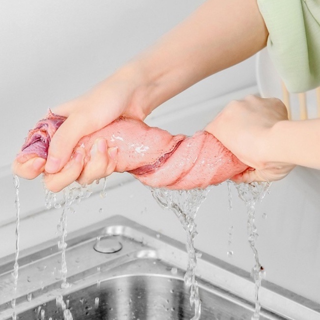 Khăn Lau Nhà Bếp Khăn Lau Đa Năn Lau Bát Siêu Thấm Loại To Mềm Mịn 2057