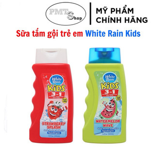 Sữa Tắm Gội Toàn Thân 3in1 White Rain Kids 354ml Dành Cho Trẻ Em Hương Dưa Hấu , Dâu không cay mắt