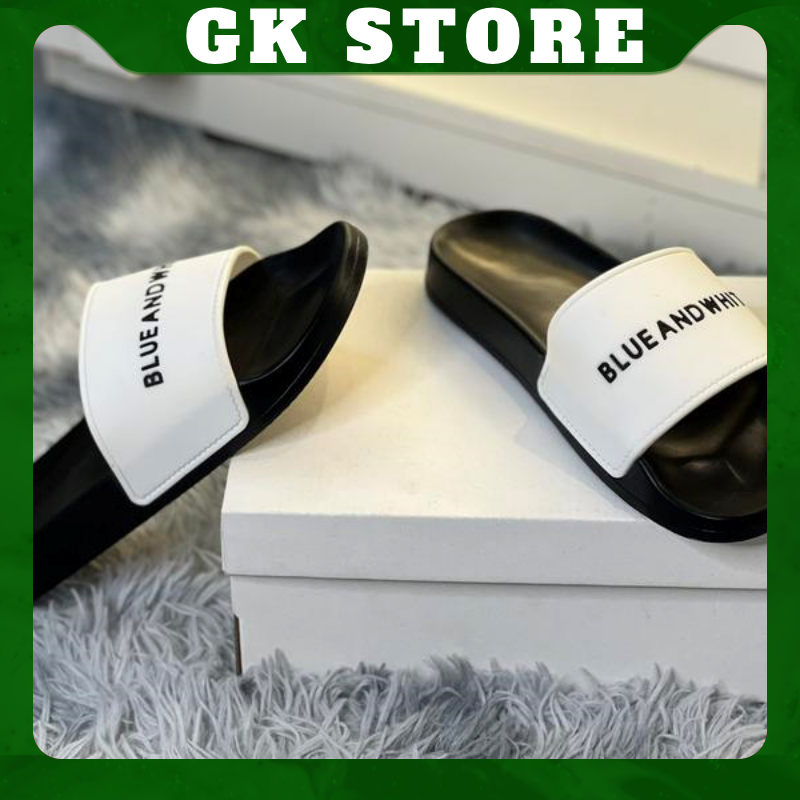 Dép thời trang quai ngang nam đẹp Blue. Hàng sẵn kho đủ màu  - GK STORE