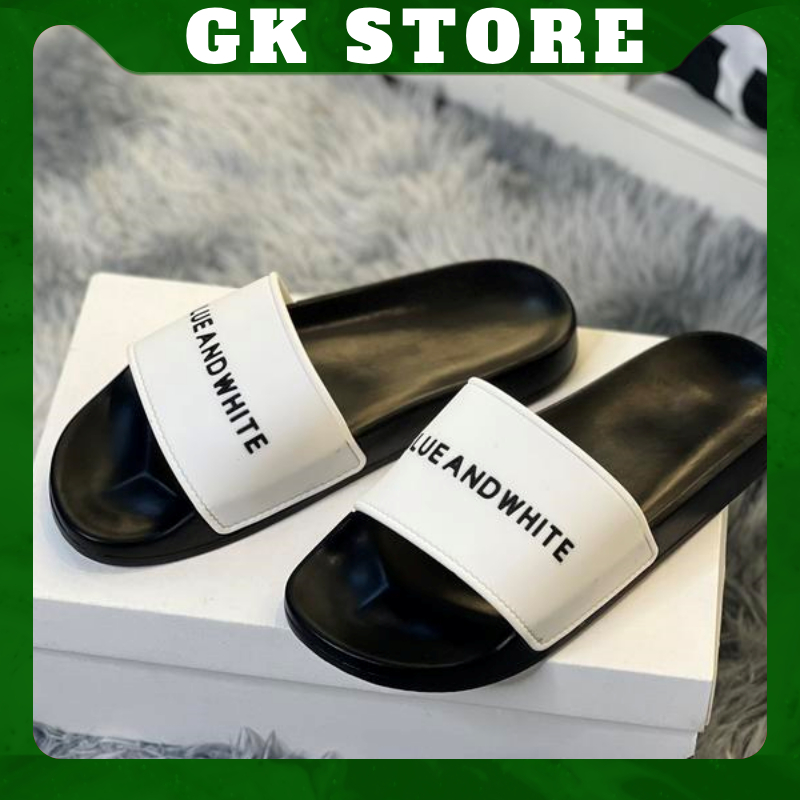 Dép thời trang quai ngang nam đẹp Blue. Hàng sẵn kho đủ màu  - GK STORE