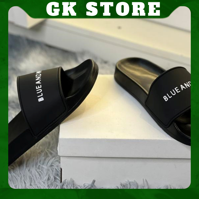 Dép thời trang quai ngang nam đẹp Blue. Hàng sẵn kho đủ màu  - GK STORE