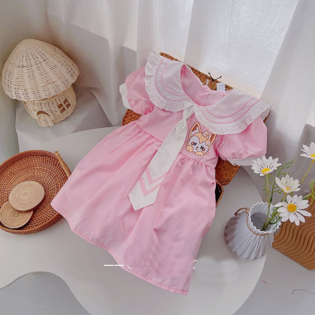 Váy bé gái kèm cà vạt 8-20kg